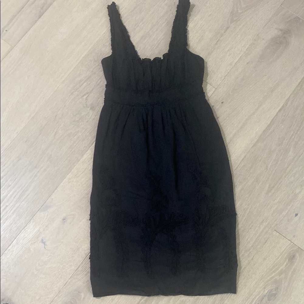 Max Studio Black cotton Sleeveless Dress